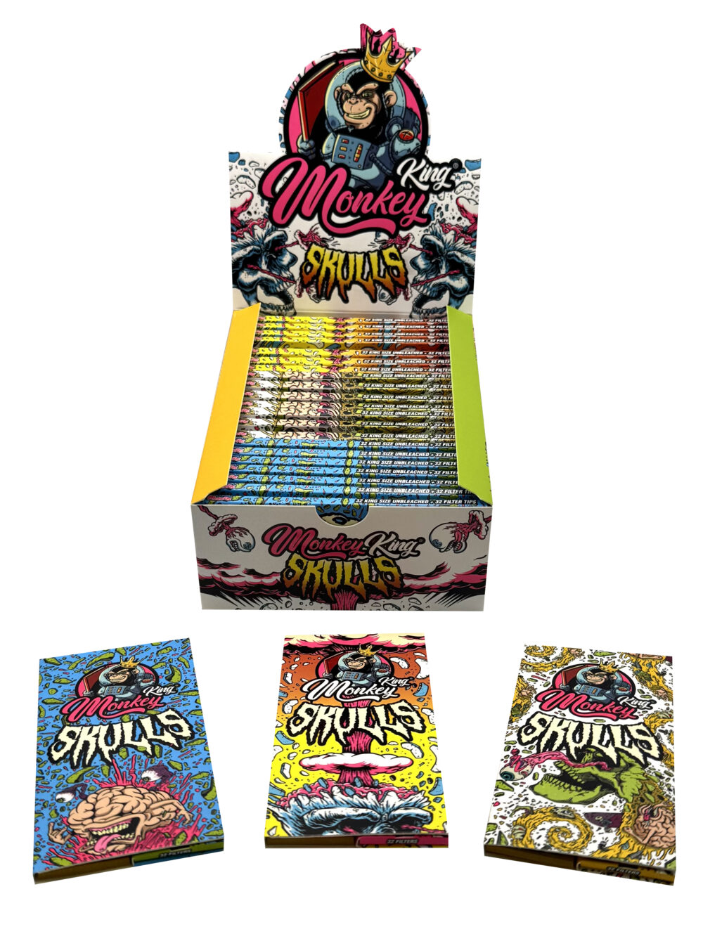 MMCPSMSK / MONKEY PACK MAGNETIC SKULLS