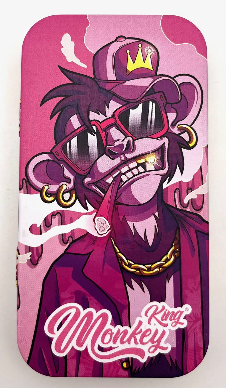 MTINP / MONKEY TIN BOX PINK KING UD