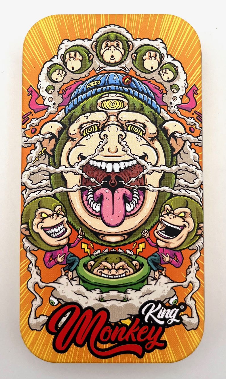 MTINPS / MONKEY TIN BOX PSYCO ORANGE UD
