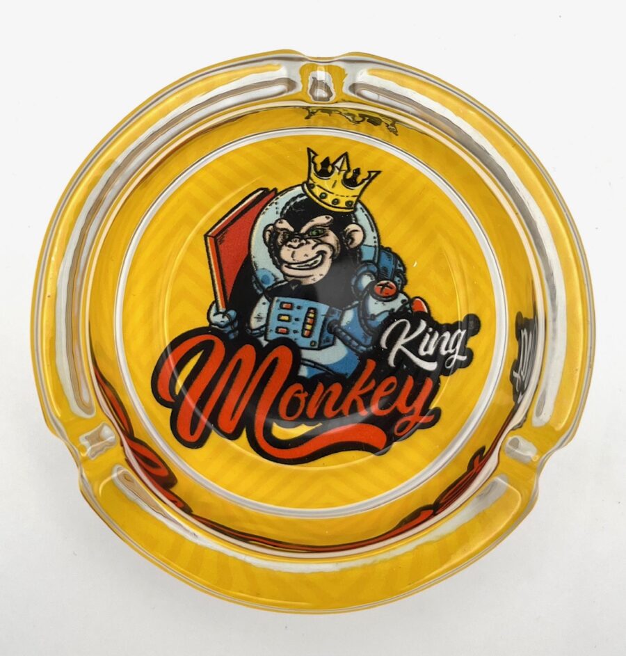MGLASSASH / MONKEY GLASS ASHTRAY MONKEY UD