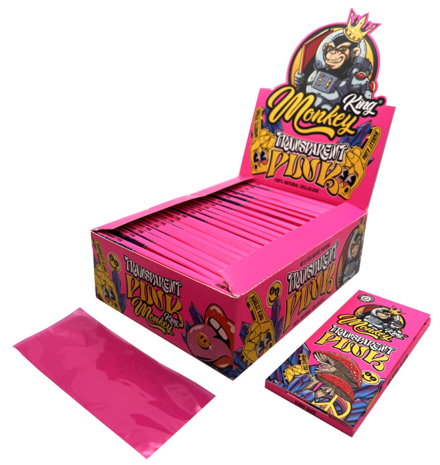 MCLPKSUD / MONKEY TRANSPARENT PINK CELLULOSE UD